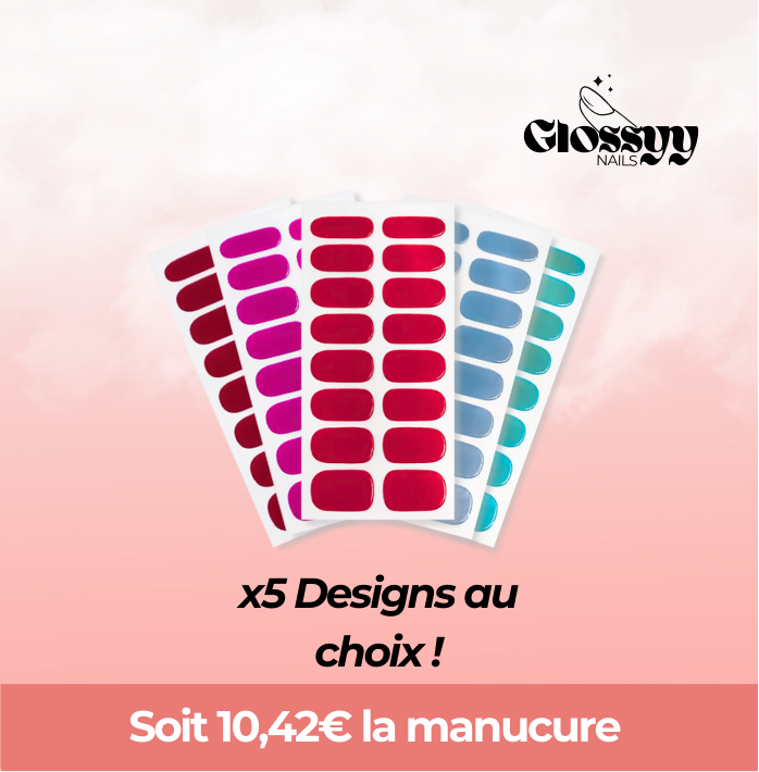 Coffret de 5 GlossyyNails
