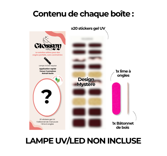 Coffret Mystère Glossyy – 5 modèles