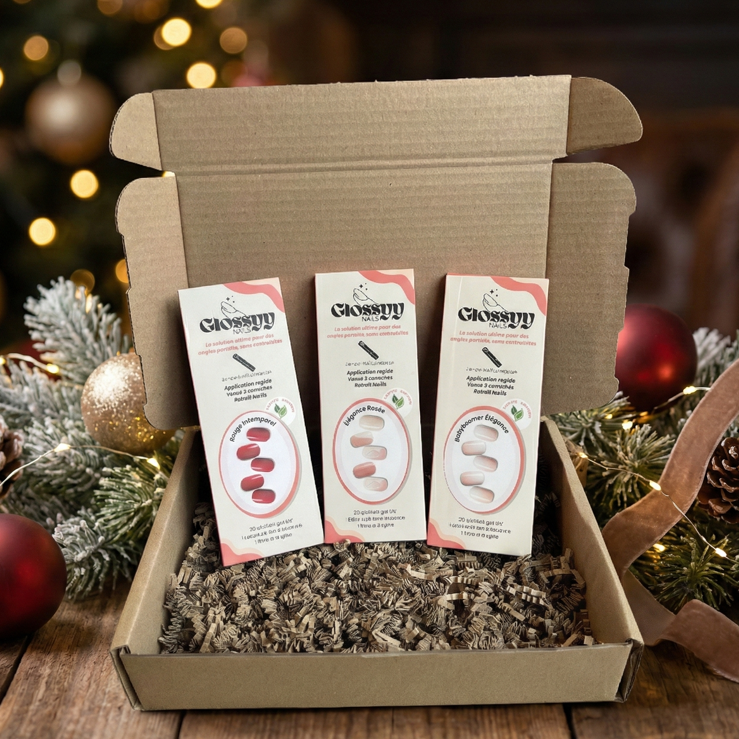 Coffret de 3 GlossyyNails